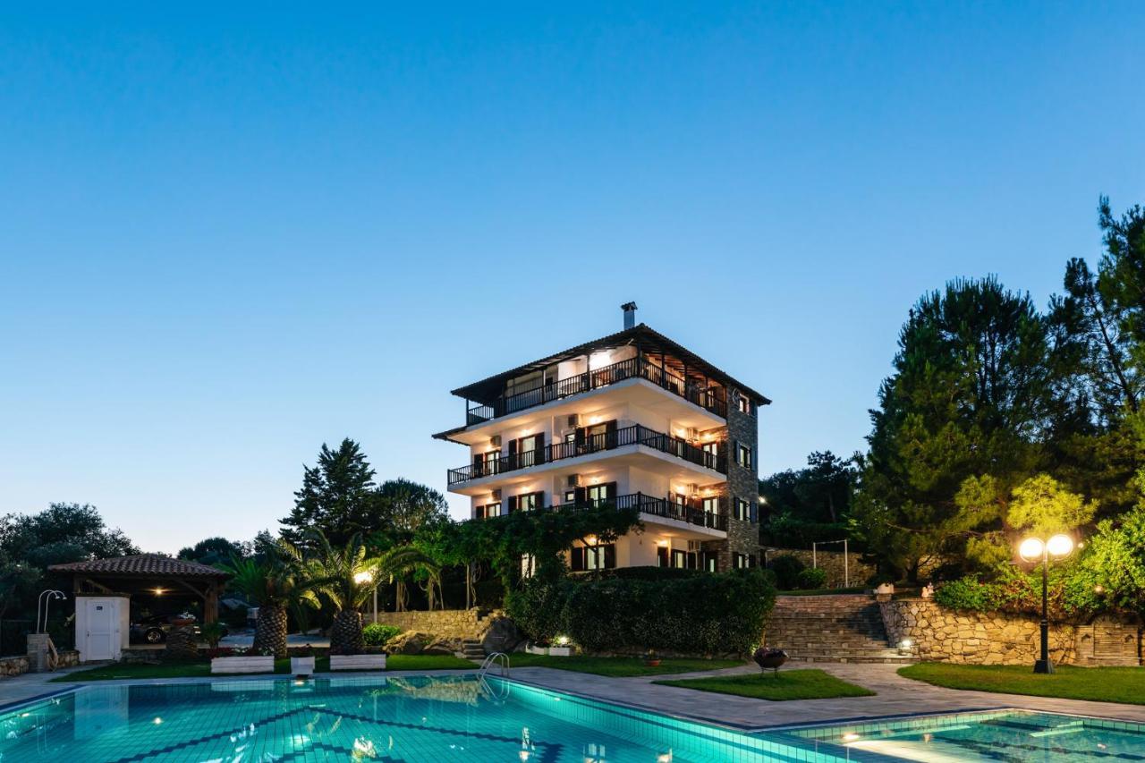 Theoxenia Apartments Ormos Panagias Bagian luar foto