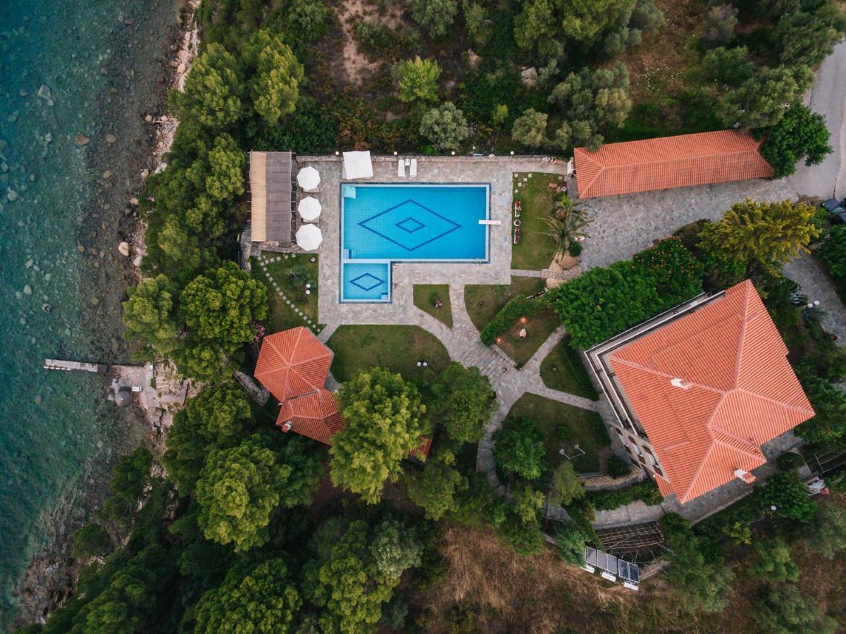 Theoxenia Apartments Ormos Panagias Bagian luar foto